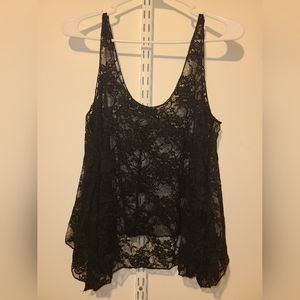 Black Lace Top